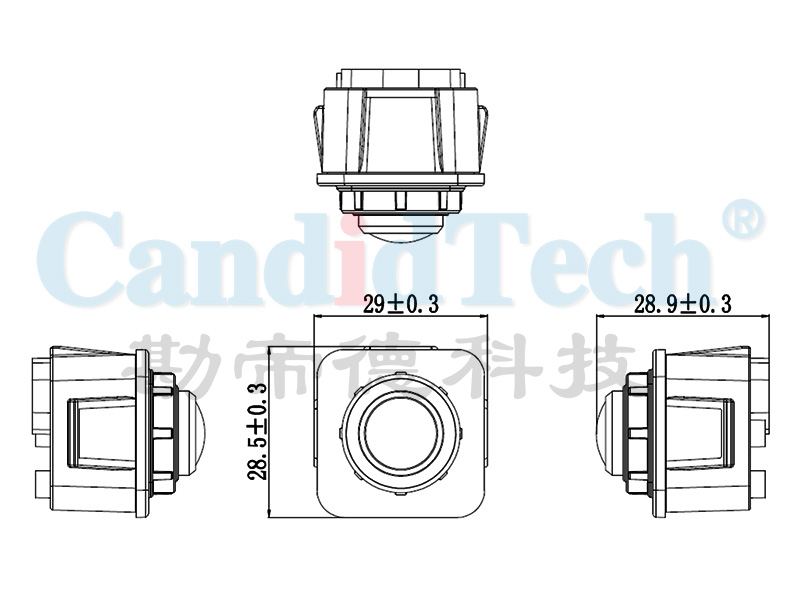 LVDS camera size