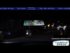1080P 2MP Automotive Infrared ADAS Collision Avoidence Streaming Rearview Mirror