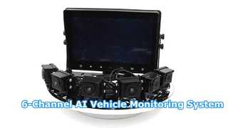 6-Channel AI Vehicle Monitoring System for Commercial Vehicle & Fleet Security