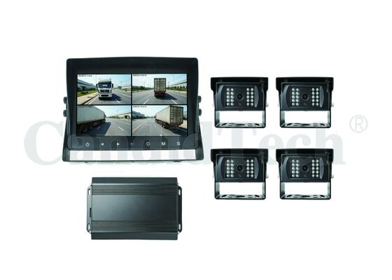 4 Channel 360 Degree Surround View Camera System with AI Pedestrian Detection, 1080P Resolution, and Vehicle-Grade Durability